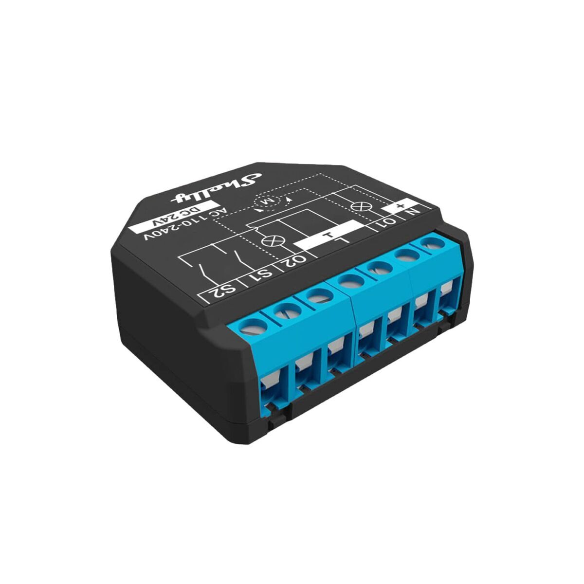 Shelly Plus 2PM Relais-Modul