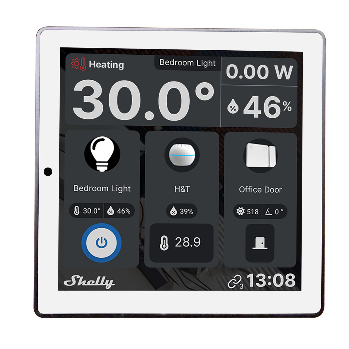 Shelly Wandpanel 4 Zoll Farb-Touchdisplay